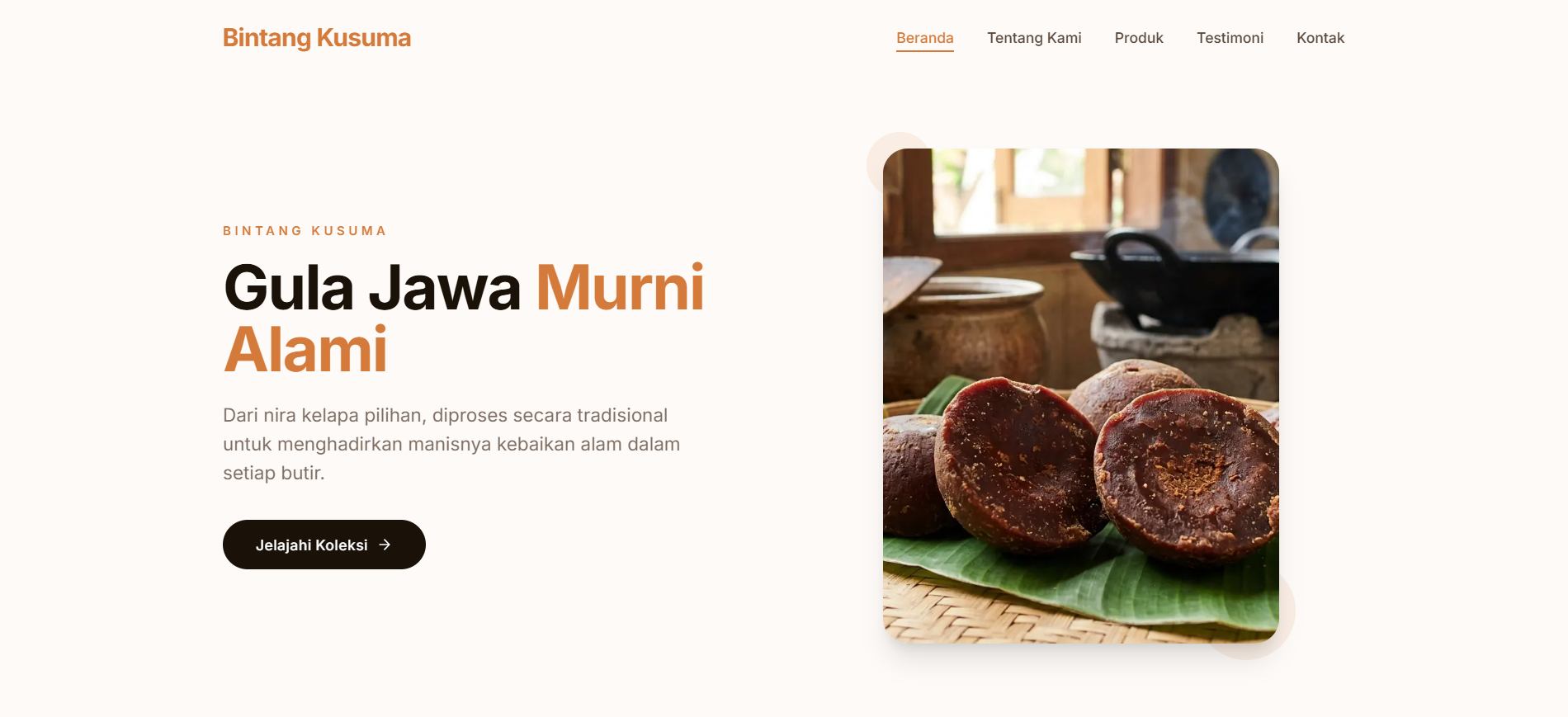 Landing Page Produk